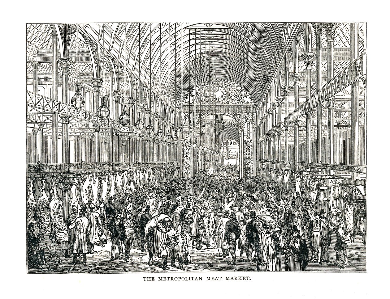 Der Metropolitan Fleischmarkt, 1878 von Unbekannt