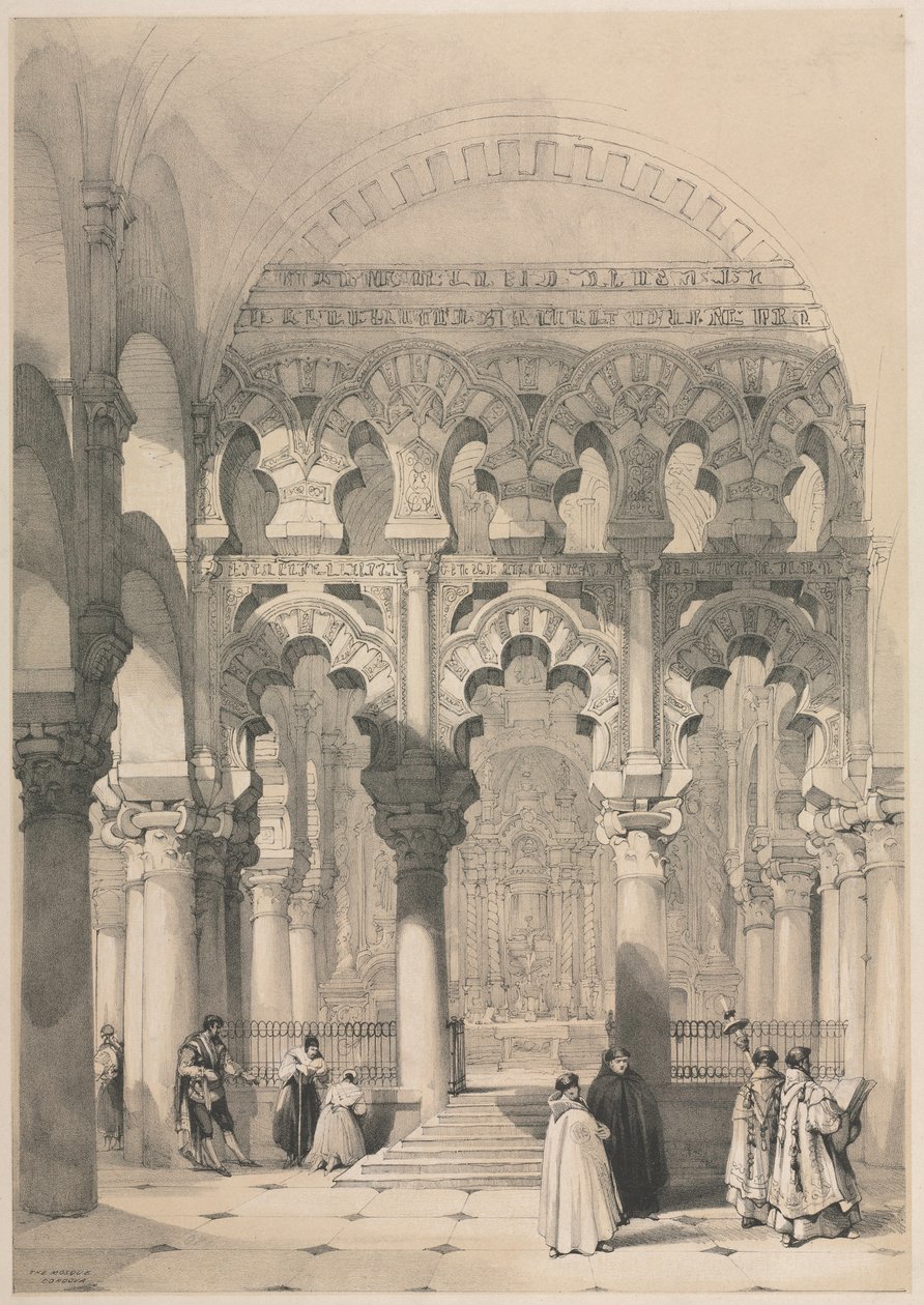 Die Moschee, Cordova, 1800er Jahre von Unbekannt