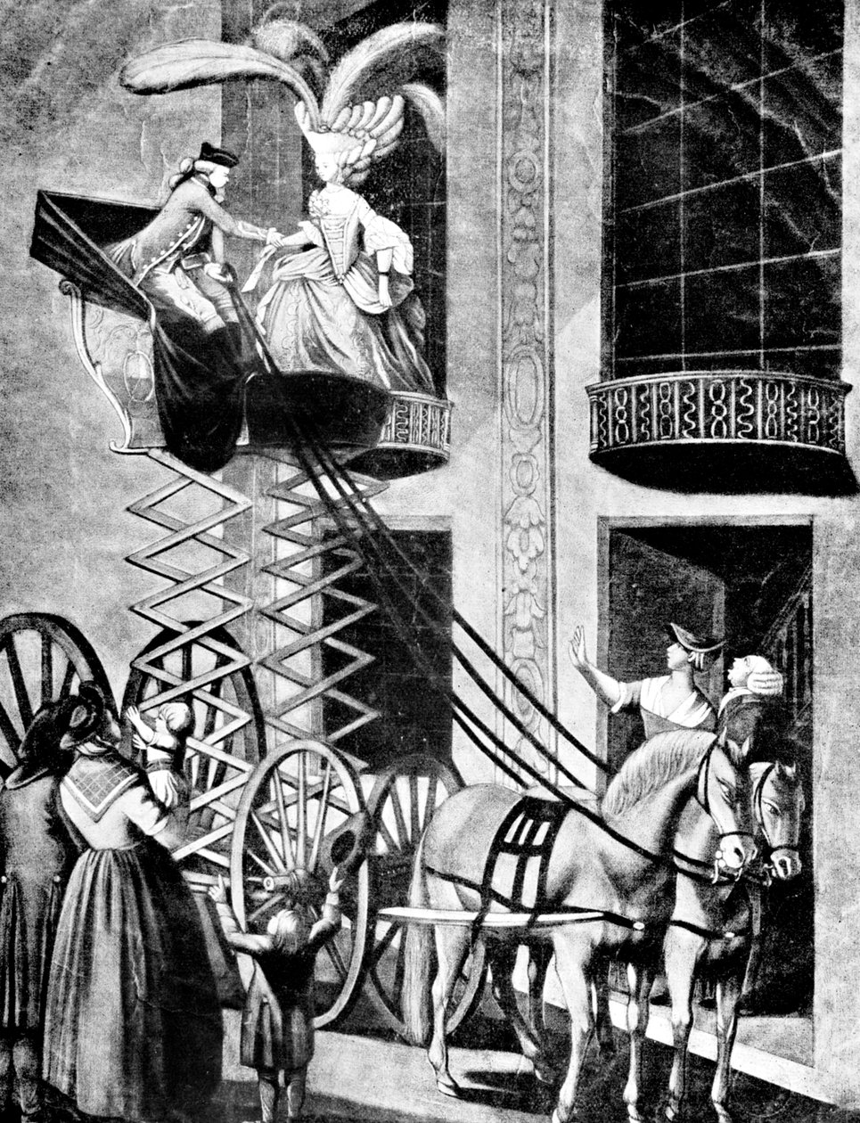 Der neuartige Phaeton, 1776 von Unbekannt