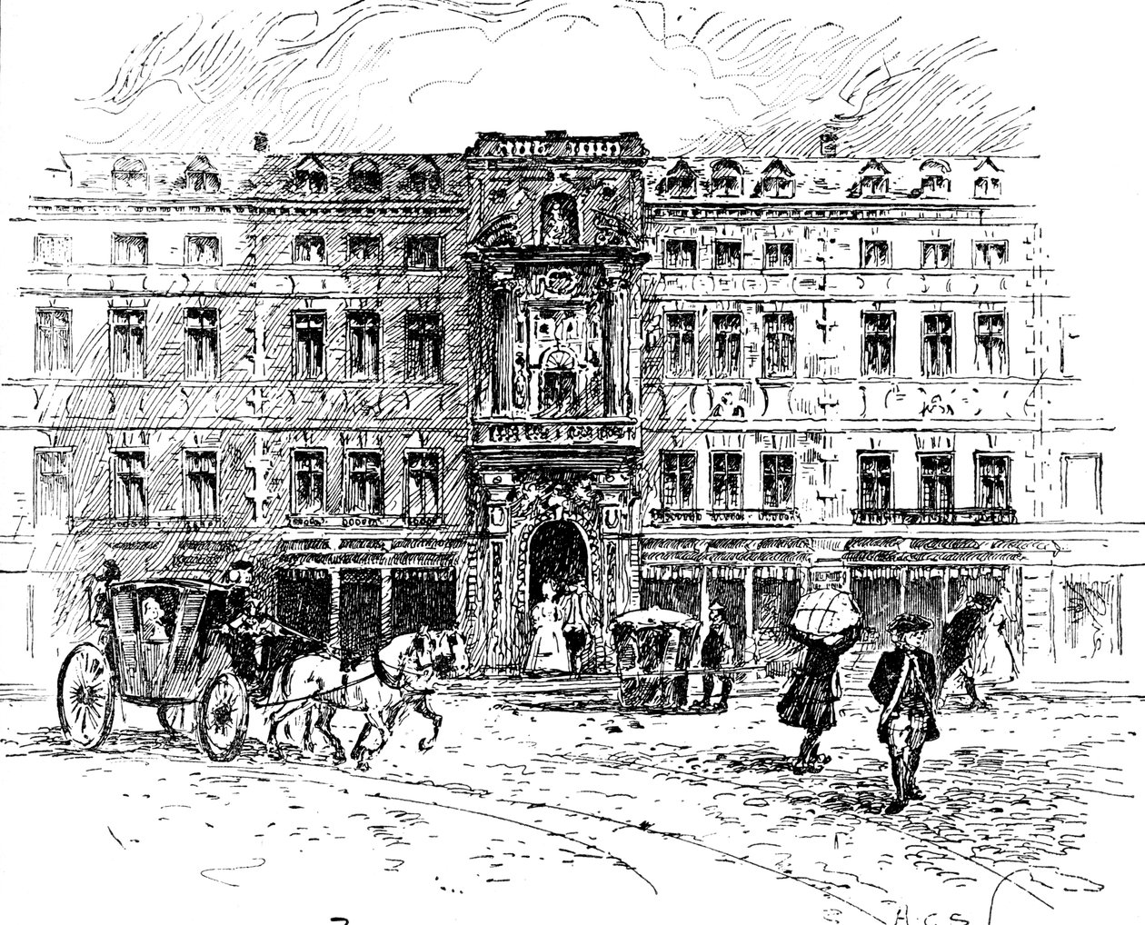Die alte Mercers Hall, London, 1909 von Unbekannt