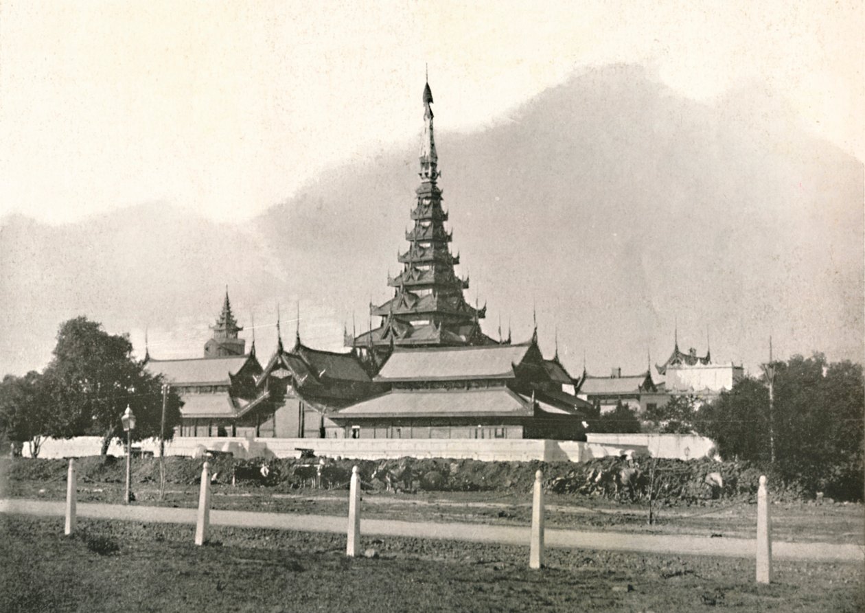 Der Palast, Mandalay von Unbekannt