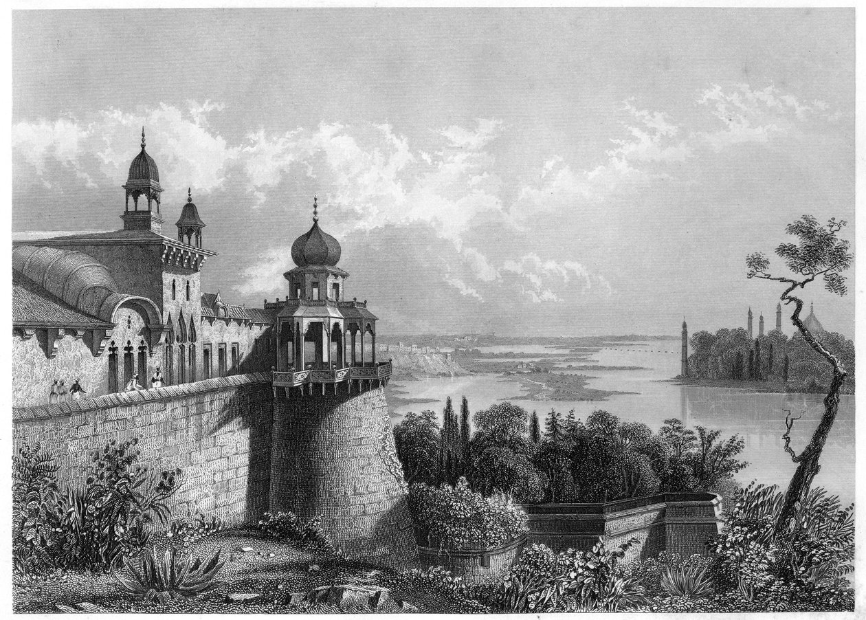 Der Palast von Agra von Unbekannt