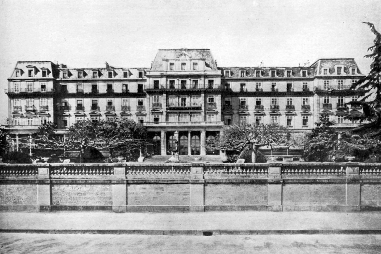 Der Palast der Nationen, Genf, Schweiz, 1926 von Unbekannt