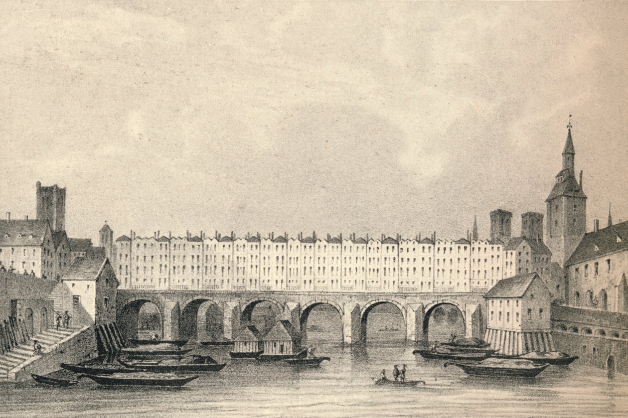 Die Pont au Change, 1915 von Unbekannt