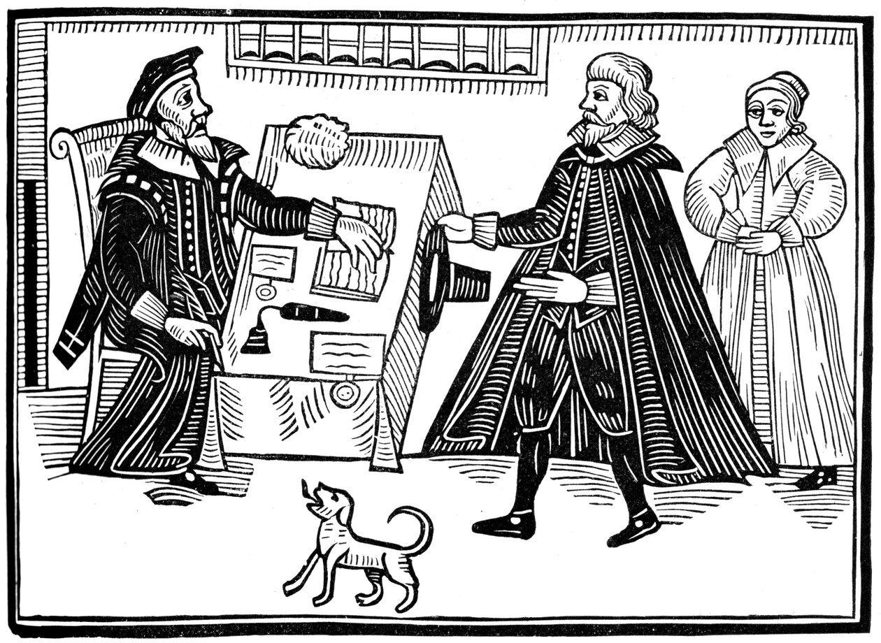 Der Proktor und Parator, 1641 von Unbekannt