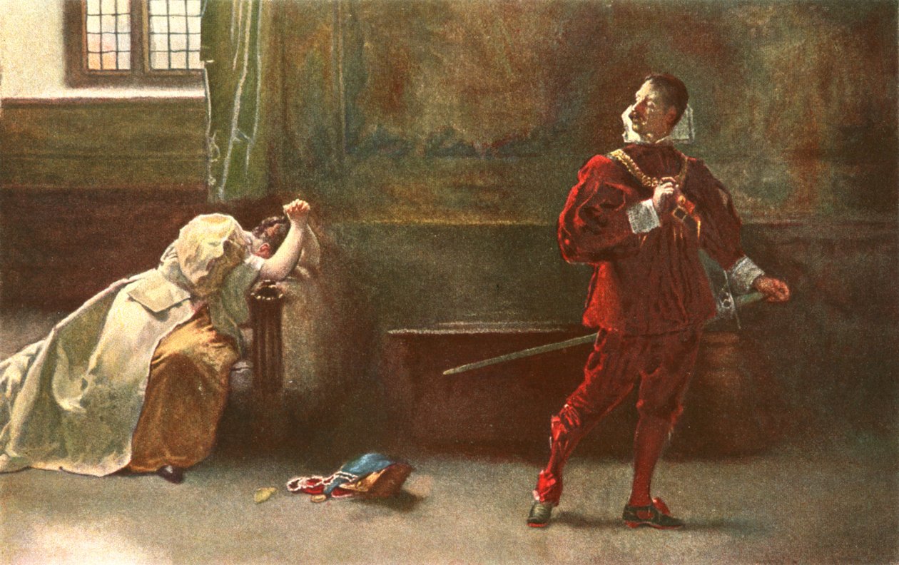 Der Streit, um 1902 von Unbekannt