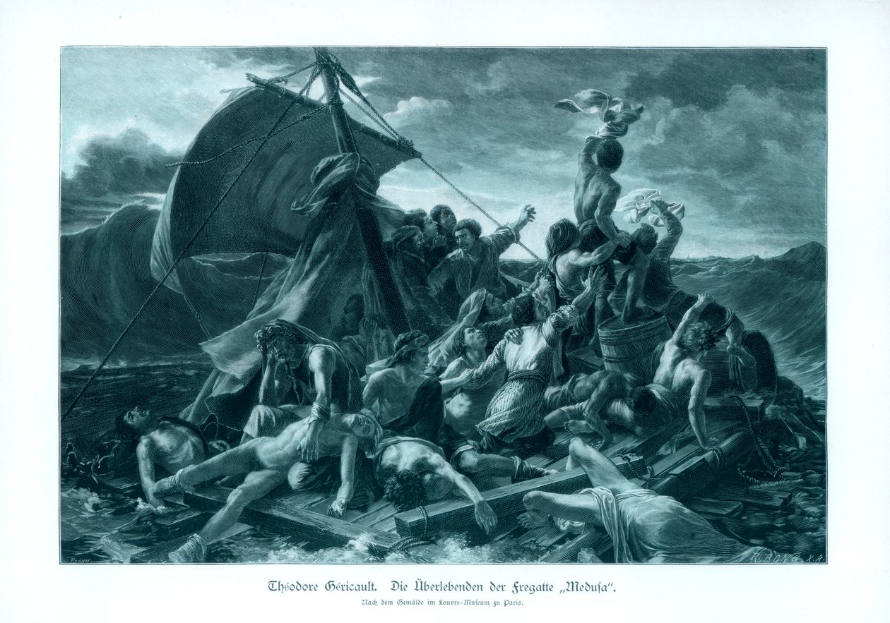 Das Floß der Medusa, 1900 von Unbekannt