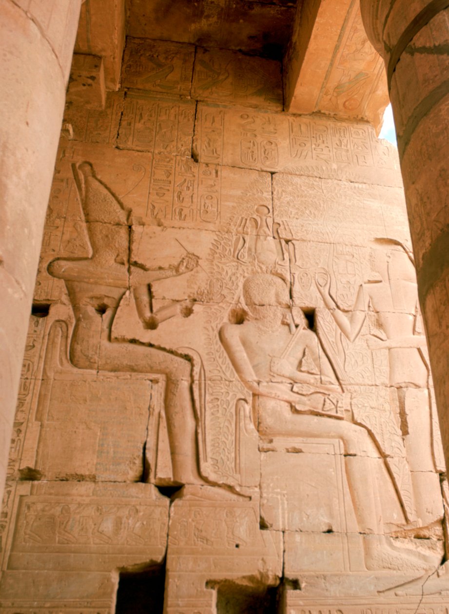 Das Ramesseum, Luxor, Theben, Ägypten, 20. Jahrhundert von Unbekannt