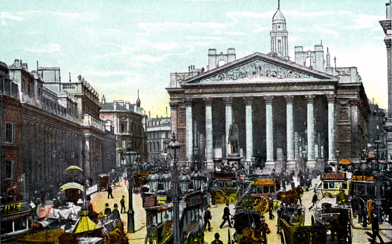 Die Royal Exchange, London von Unbekannt