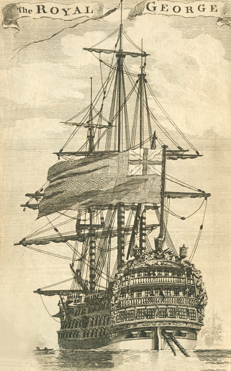 Die Royal George, 1756 von Unbekannt