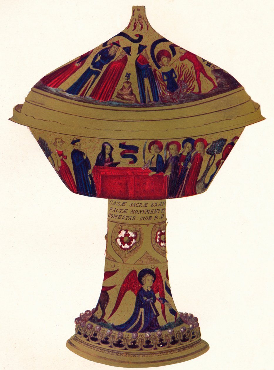 Der königliche Goldpokal, um 1370, 1904 von Unbekannt
