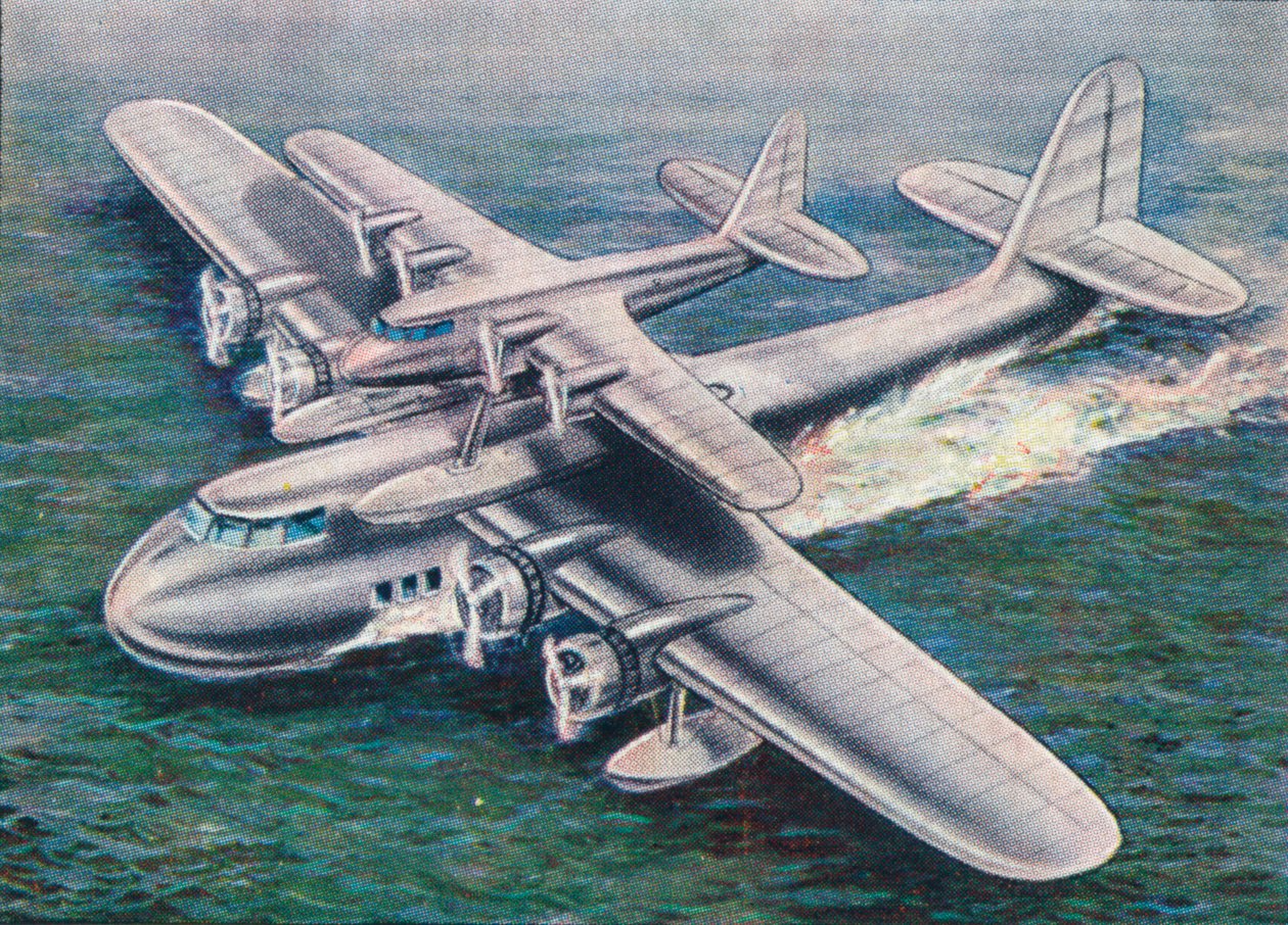 Das Short Mayo Composite Flugzeug, 1938 von Unbekannt