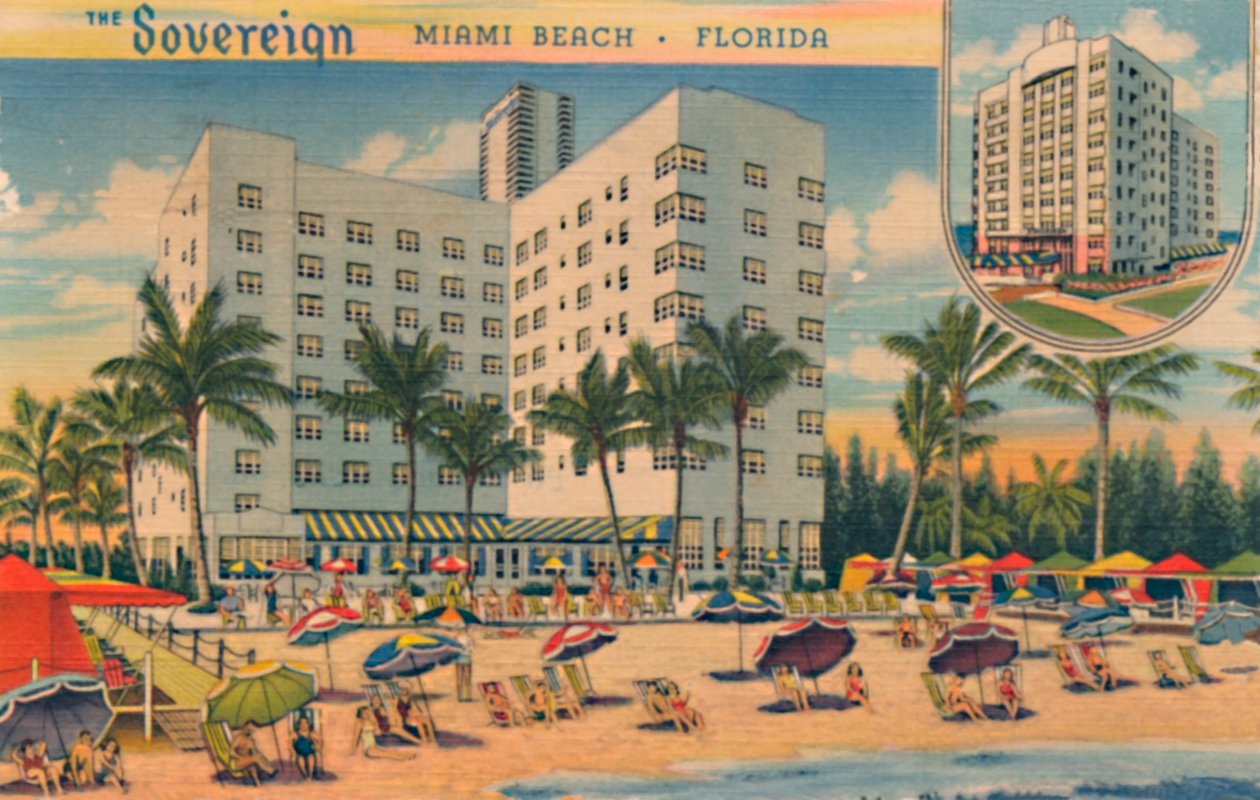 The Sovereign. Miami Beach, Florida, um 1940er von Unbekannt