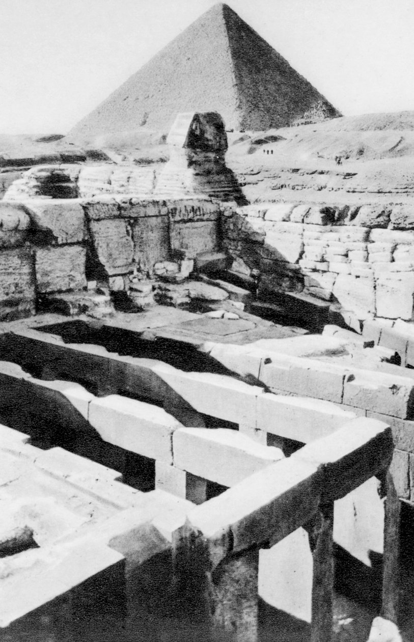 Der Sphinx-Tempel, Kairo, Ägypten, ca. 1920er von Unbekannt