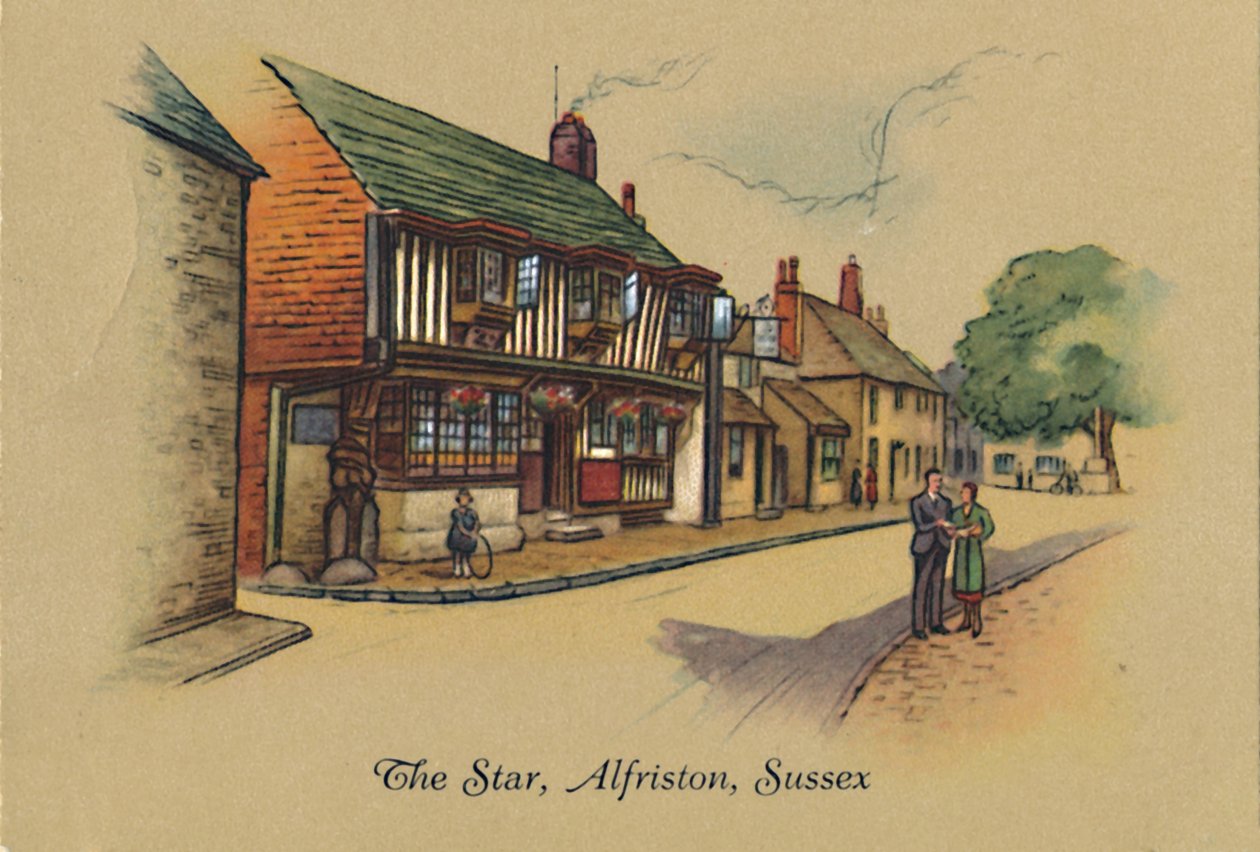 Der Stern, Alfriston, Sussex von Unbekannt