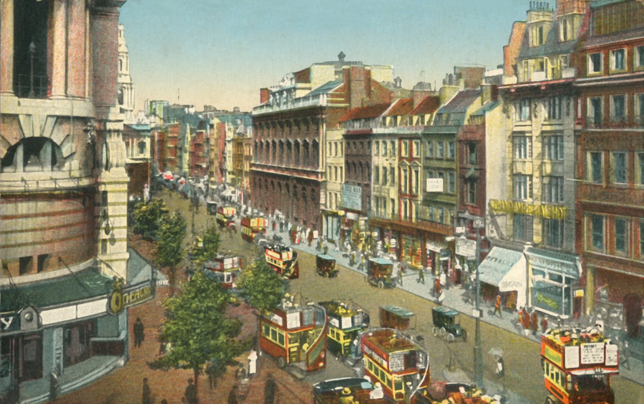 The Strand, London, ca. 1910 von Unbekannt