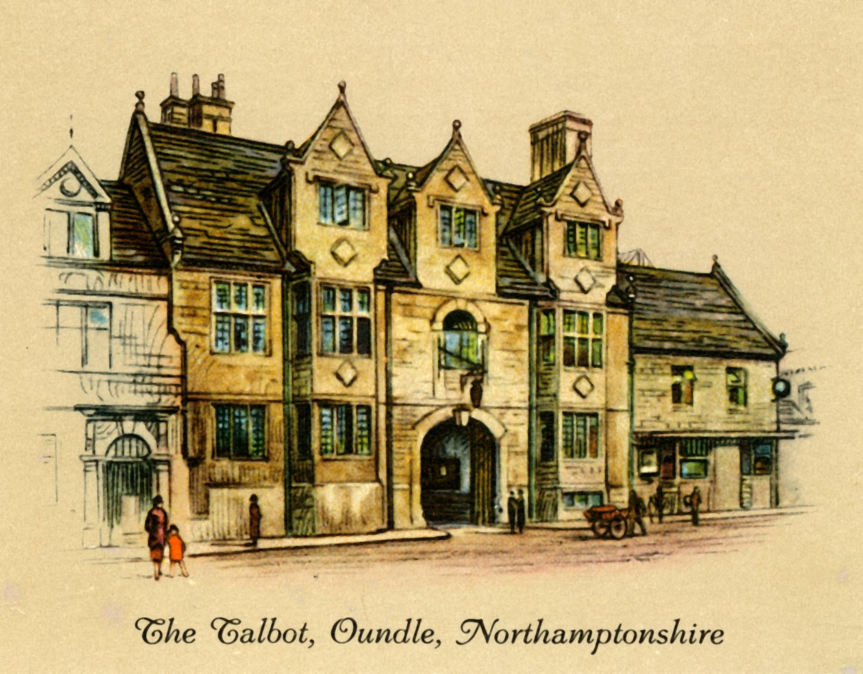 Das Talbot, Oundle, Northamptonshire von Unbekannt