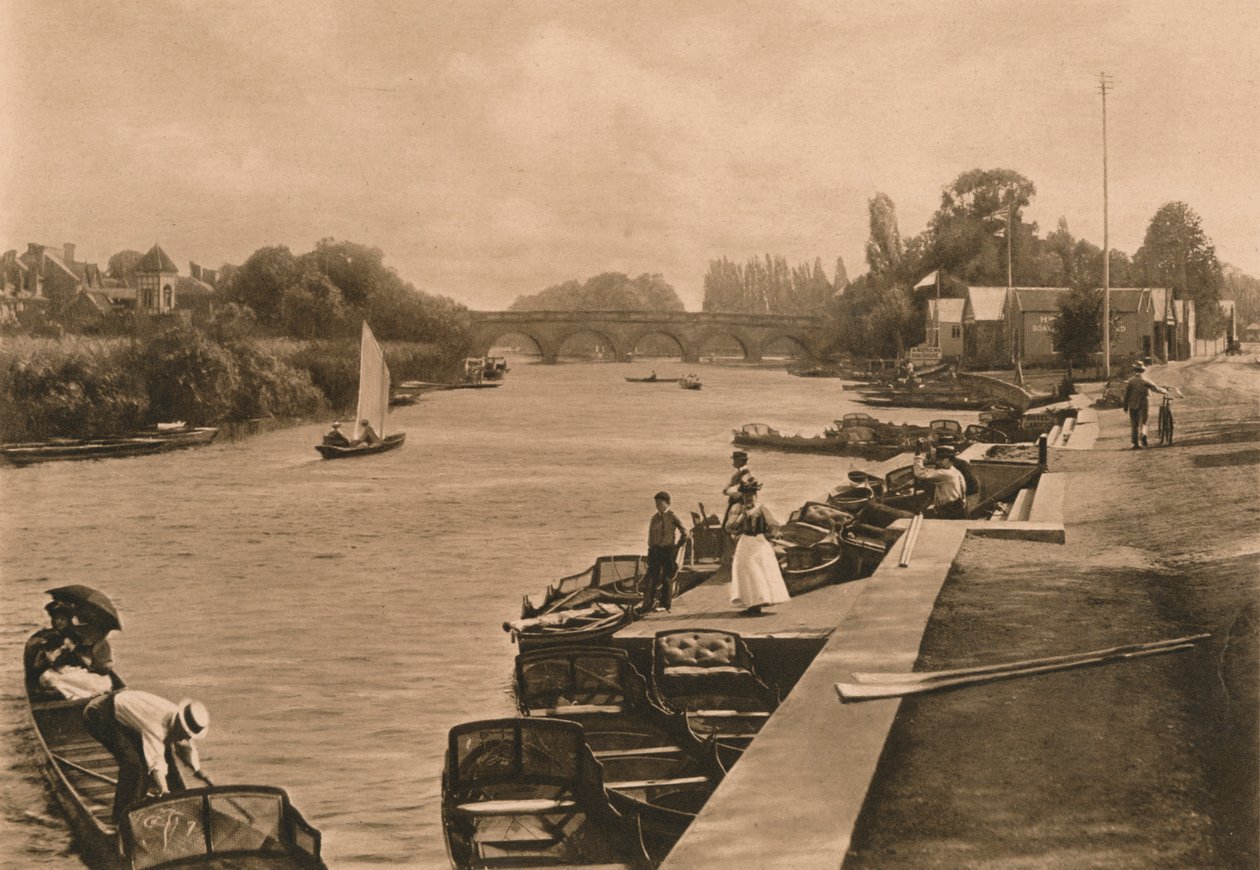 Die Themse bei Maidenhead, 1902 von Unbekannt