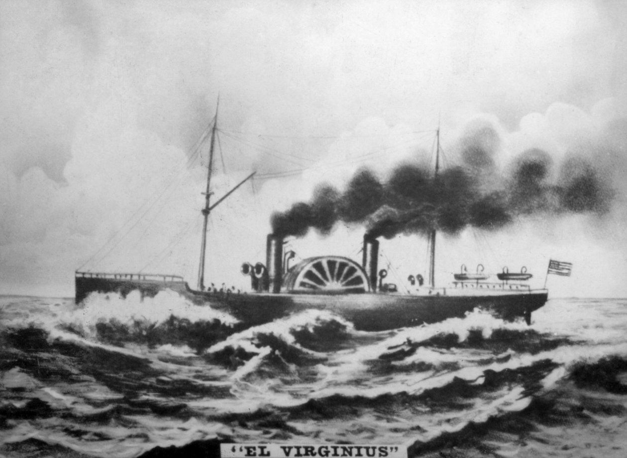 Das Schlachtschiff Virginius, 1873, 1920er von Unbekannt