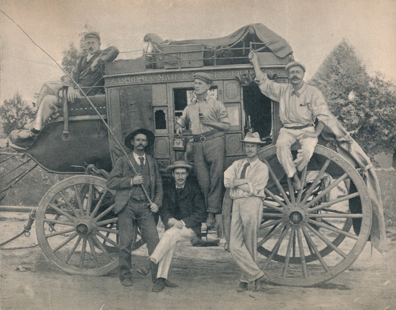Der Zambesi-Wagen, ca. 1900 von Unbekannt