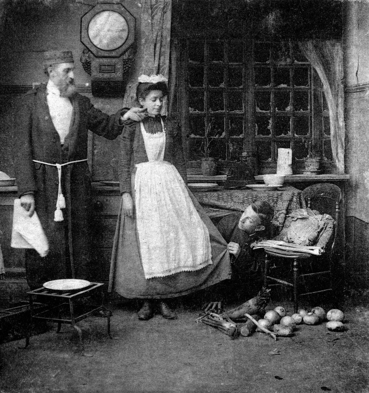 Der Meister stört, spätes 19. Jahrhundert von Unbekannt