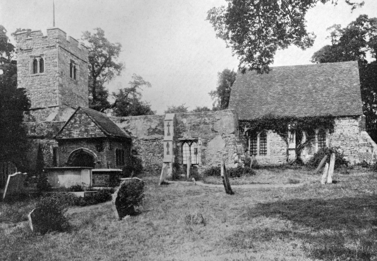 Die alte Kirche, Chingford, Essex, 1924-1926 von Unbekannt