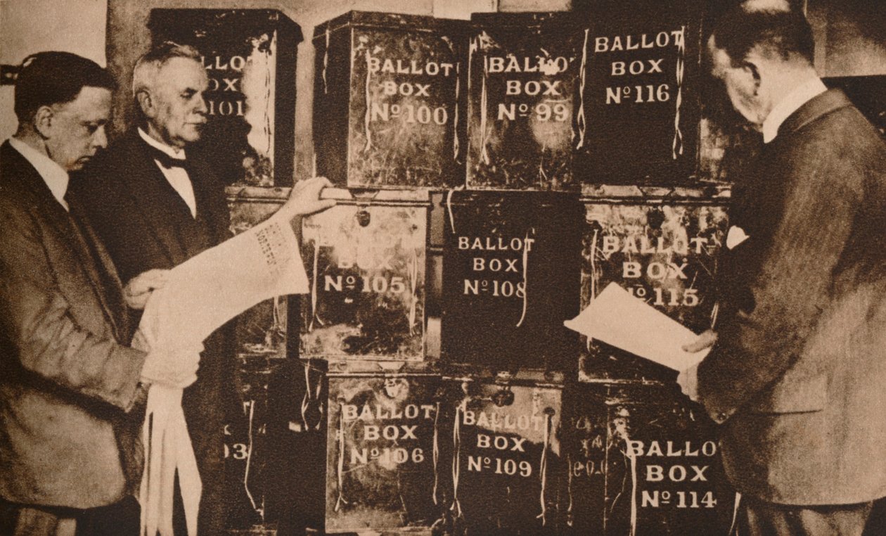 Die zweite Parlamentswahl von 1924 von Unbekannt