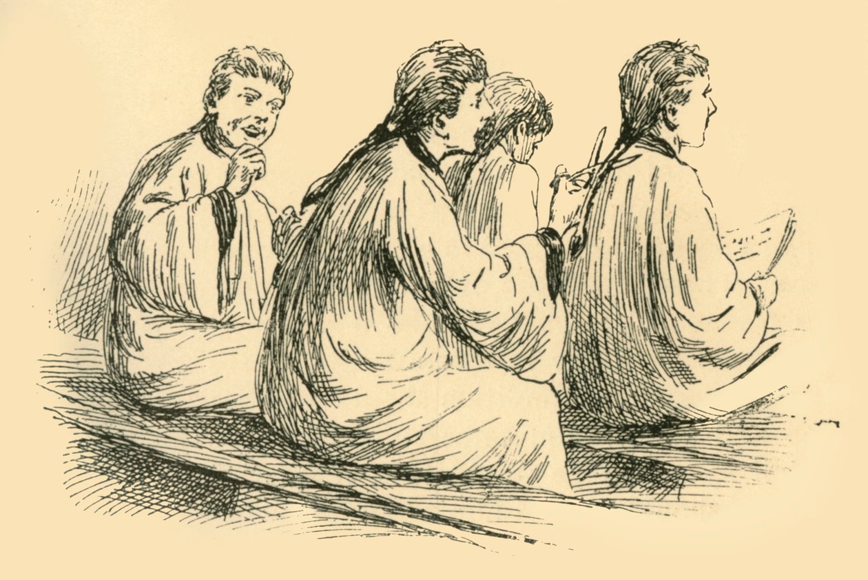 Der verlockende Zopf, 1907 von Unbekannt