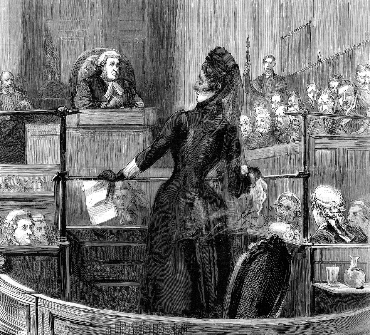 Der Prozess gegen Mrs. Maybrick in Liverpool, 1889 von Unbekannt