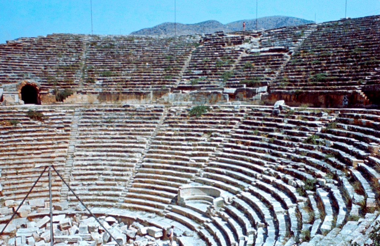 Theater, Hierapolis, Pamukkale, Türkei, 190 v. Chr. von Unbekannt