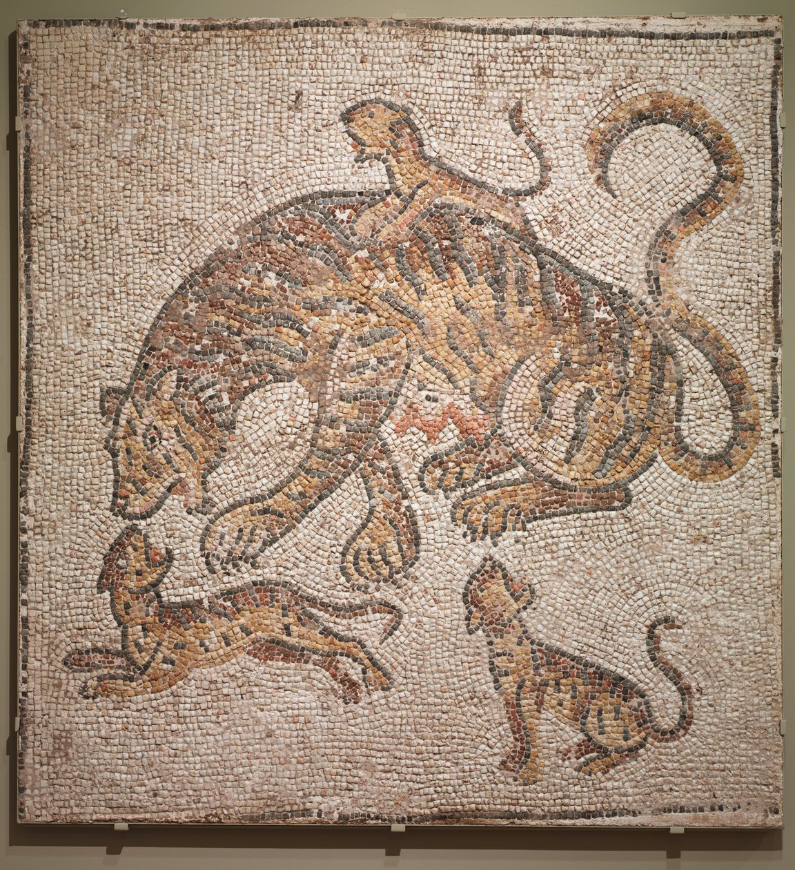 Tigerin und Junge, 300er Jahre von Unbekannt