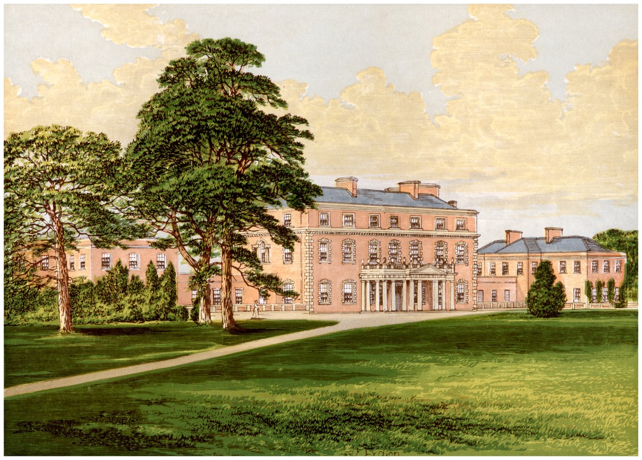 Trafalgar House, Wiltshire, Heim von Earl Nelson, ca. 1880 von Unbekannt