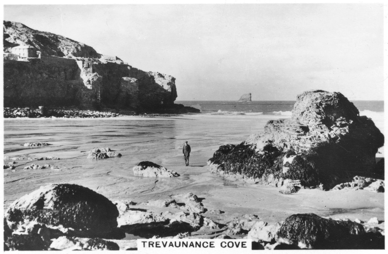 Trevaunance Cove, Cornwall Küste von Unbekannt