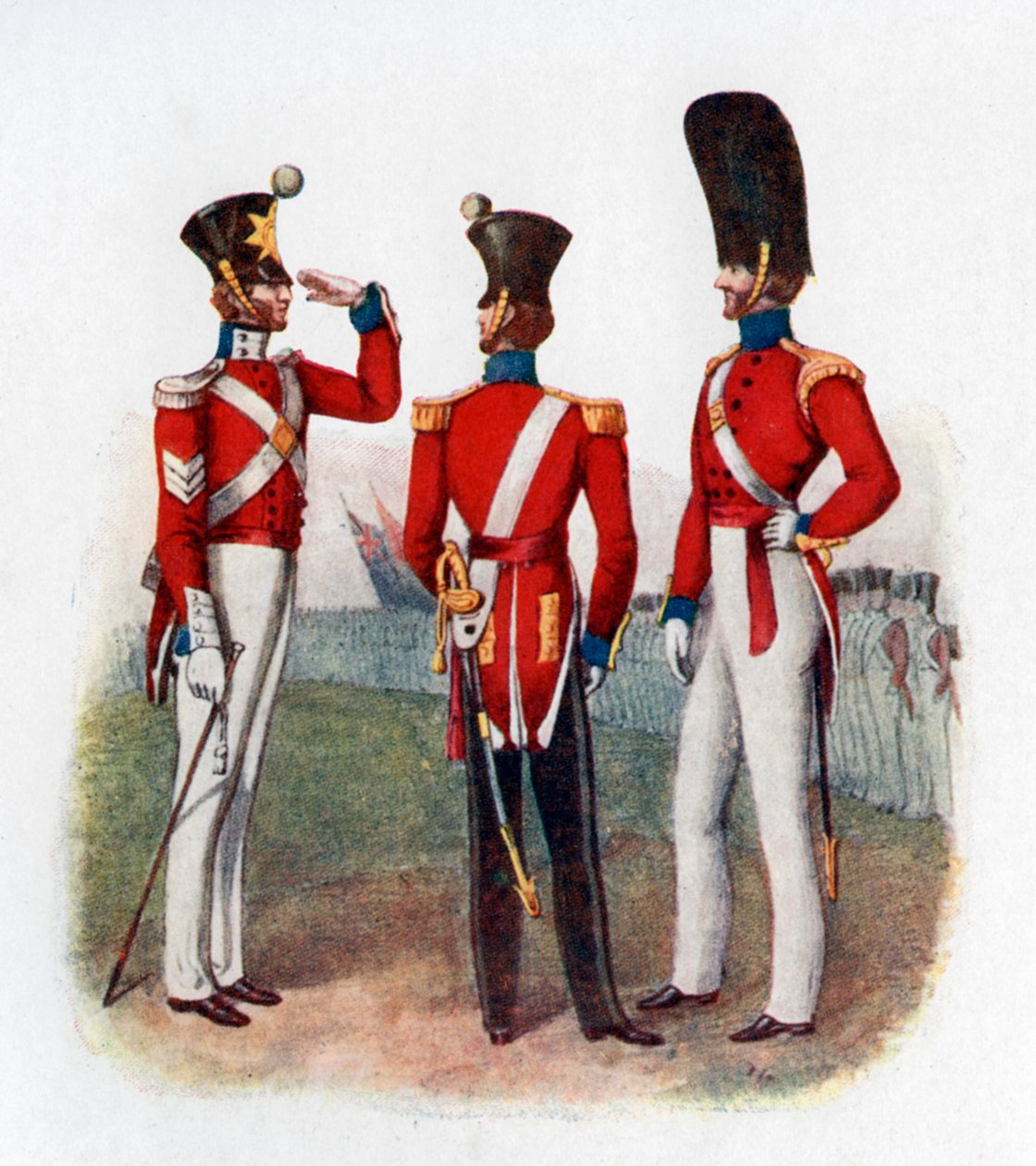 Uniform des 86. Regiments, 1842 von Unbekannt