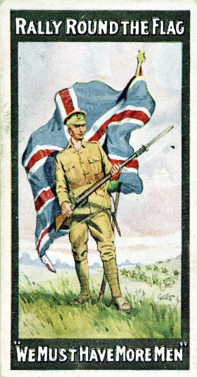 Vereinigtes Königreich: Zigarettenkarten - WW1 Rekrutierung von Unbekannt