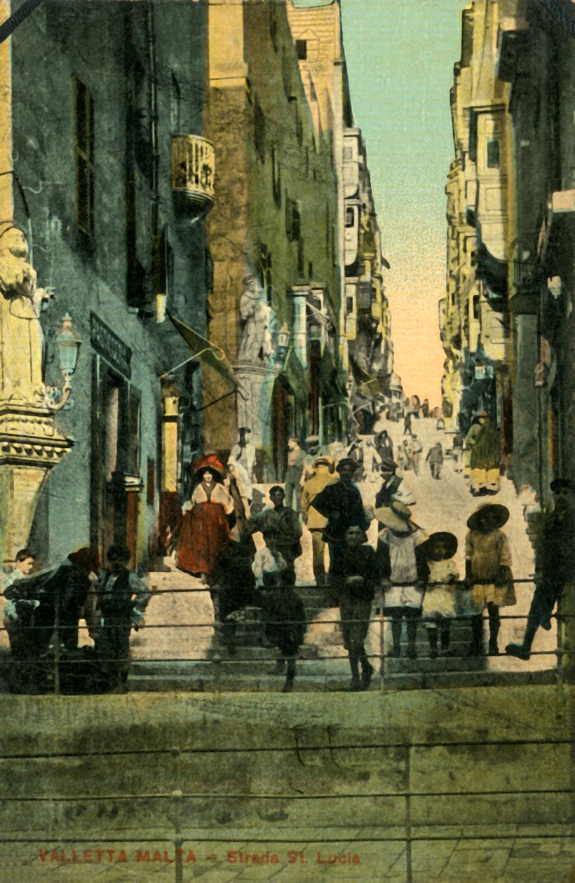 Valetta, Malta - Strada St. Lucia von Unbekannt