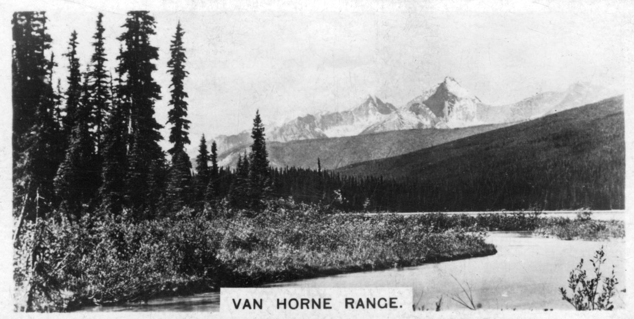 Van Horne Range, Kanadische Rockies, um 1920er von Unbekannt