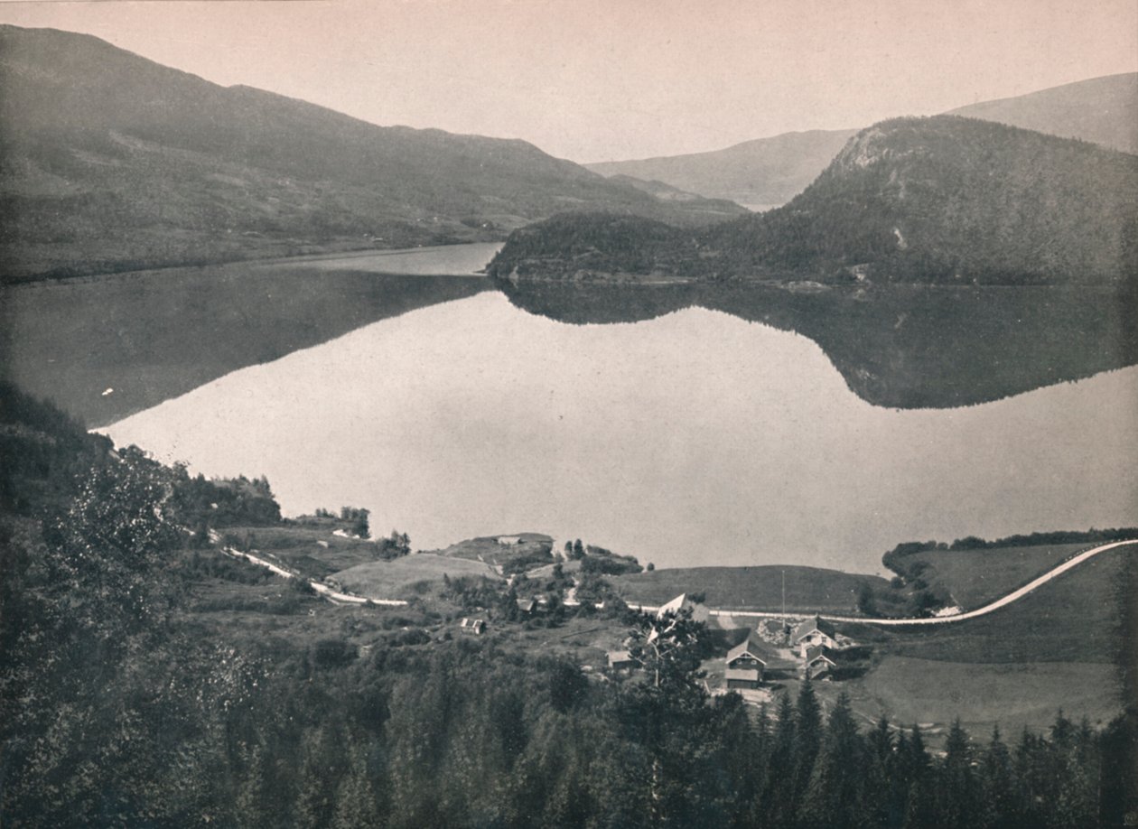 Ved Haverstingstunnelen, Bergensbanen, 1914 von Unbekannt