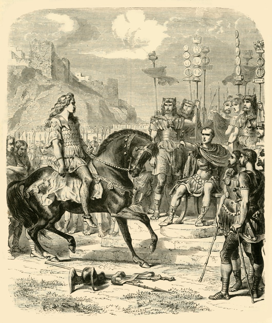 Vercingetorix vor Caesar von Unbekannt