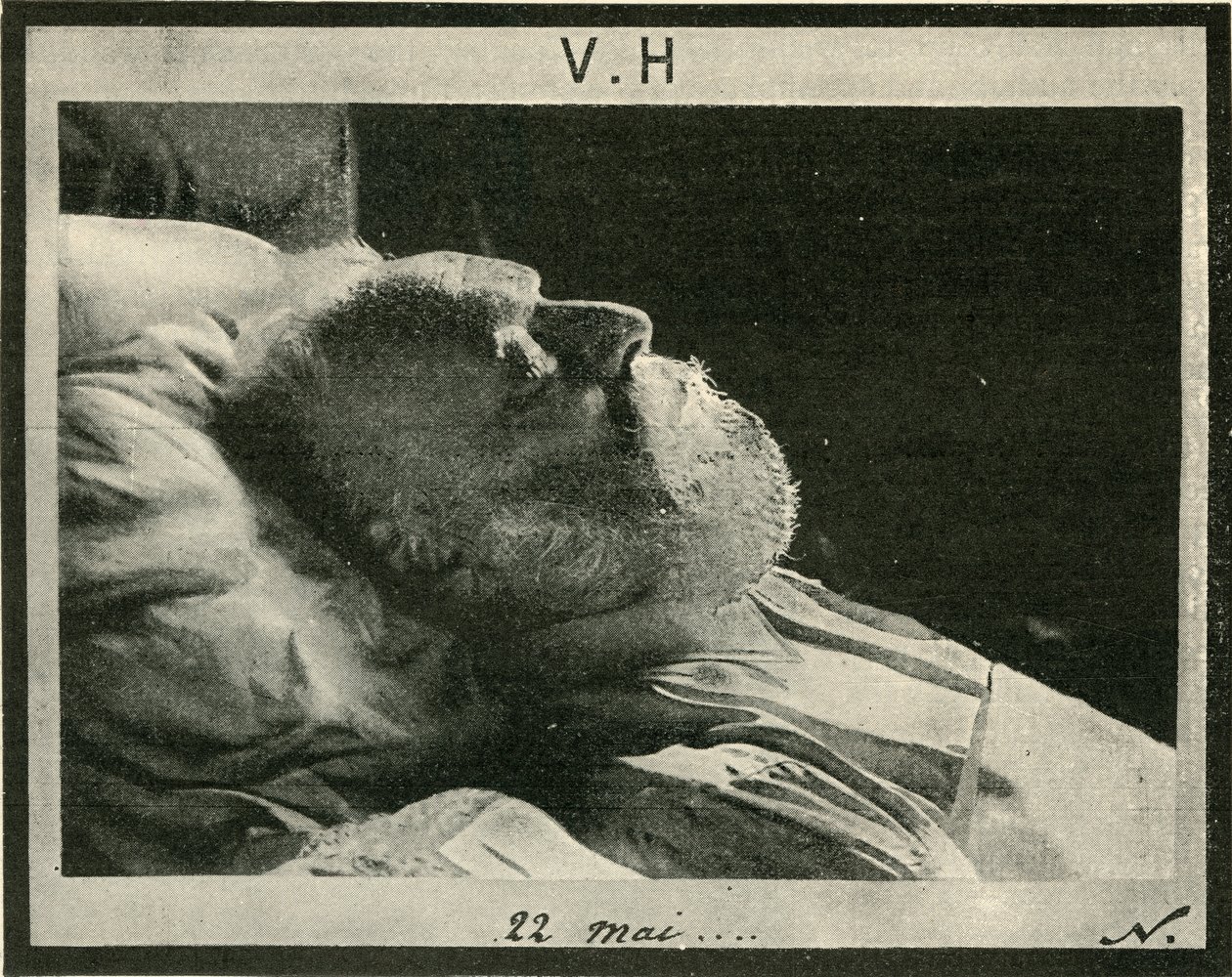 Victor Hugo nach dem Tod, 1885, 1902 von Unbekannt