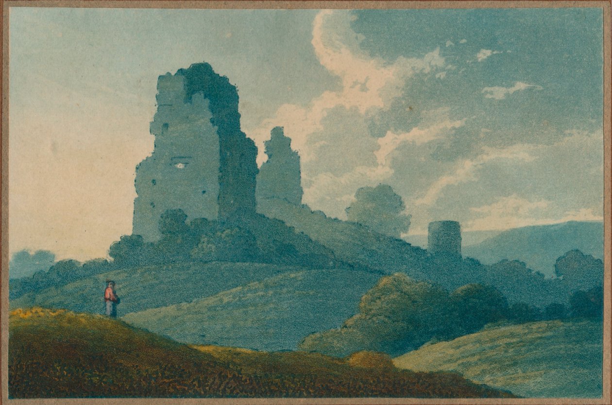 Ansicht von Oakhampton, 19. Jahrhundert von Unbekannt