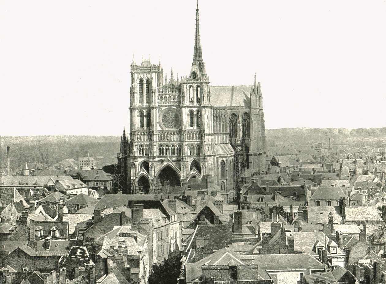 Blick vom Glockenturm, Amiens, Frankreich, 1895 von Unbekannt