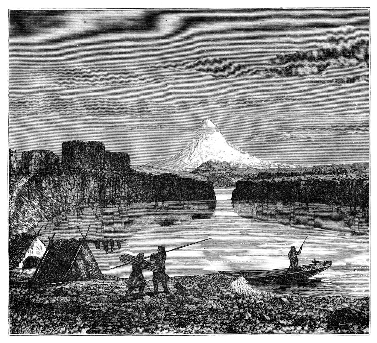 Ansicht in Oregon, 1900 von Unbekannt