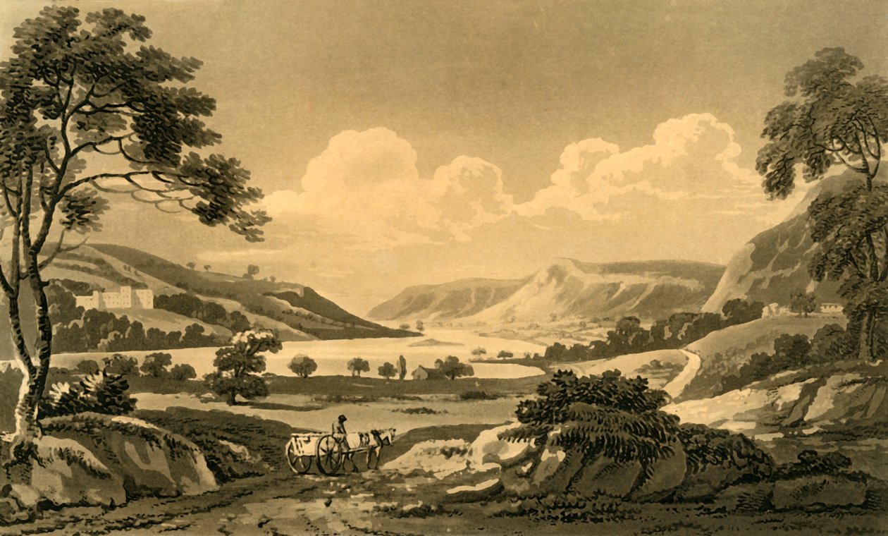 Ansicht im Carse of Gonrie, 1802 von Unbekannt