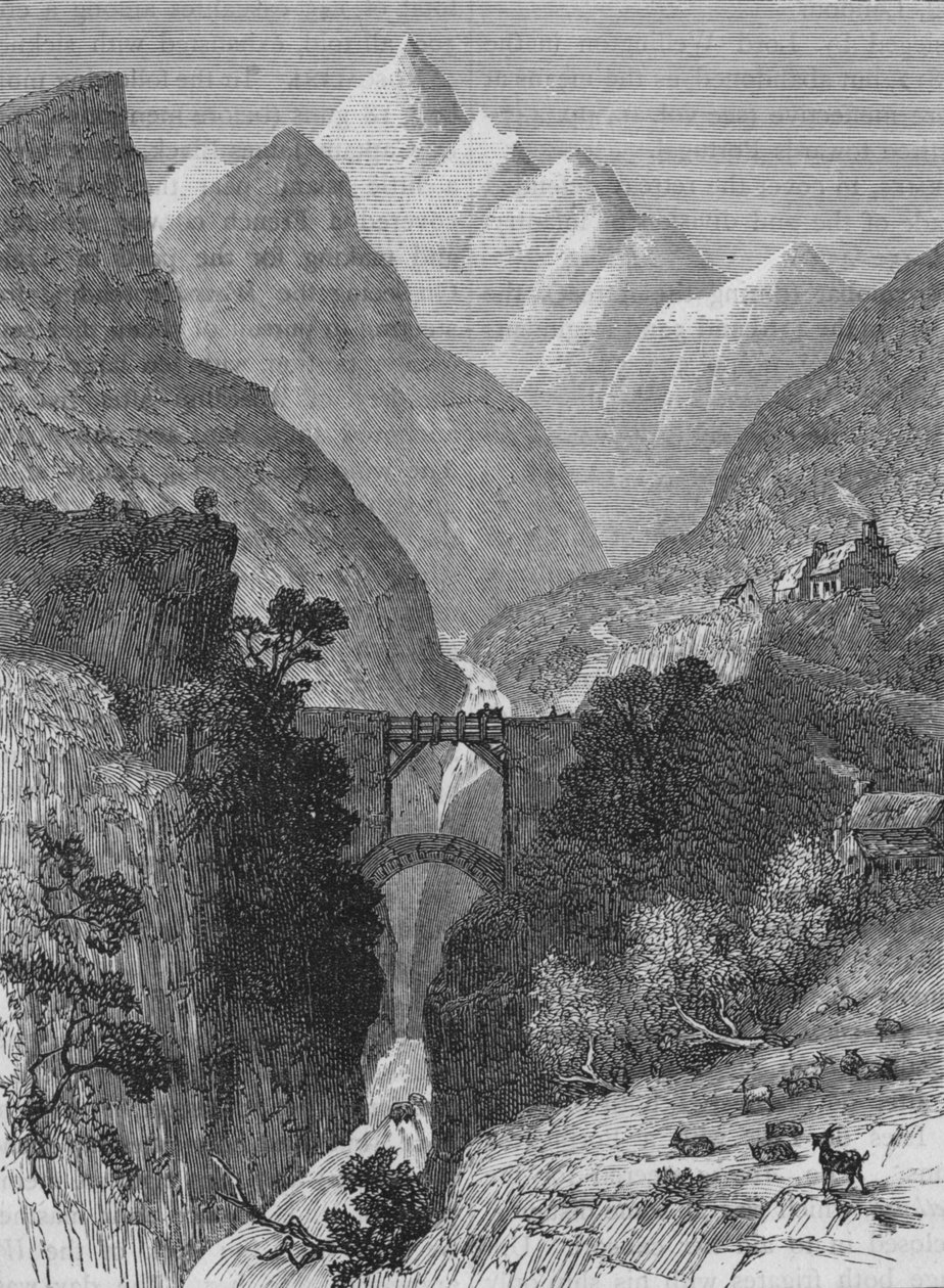 Ansicht in den Pyrenäen, ca. 1880 von Unbekannt