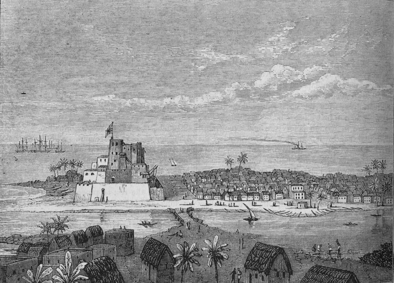 Ansicht von Elmina von Unbekannt