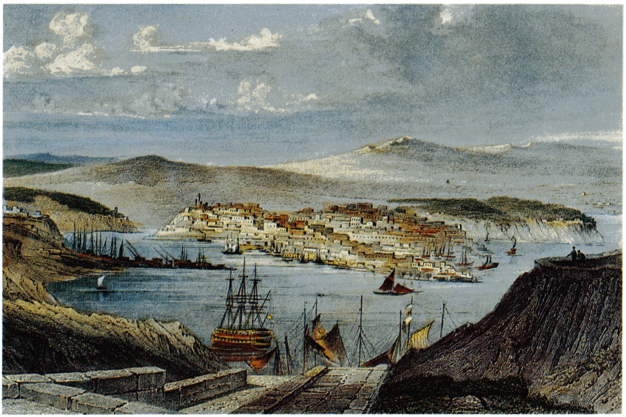 Ansicht von Sewastopol, ca. 1850 von Unbekannt