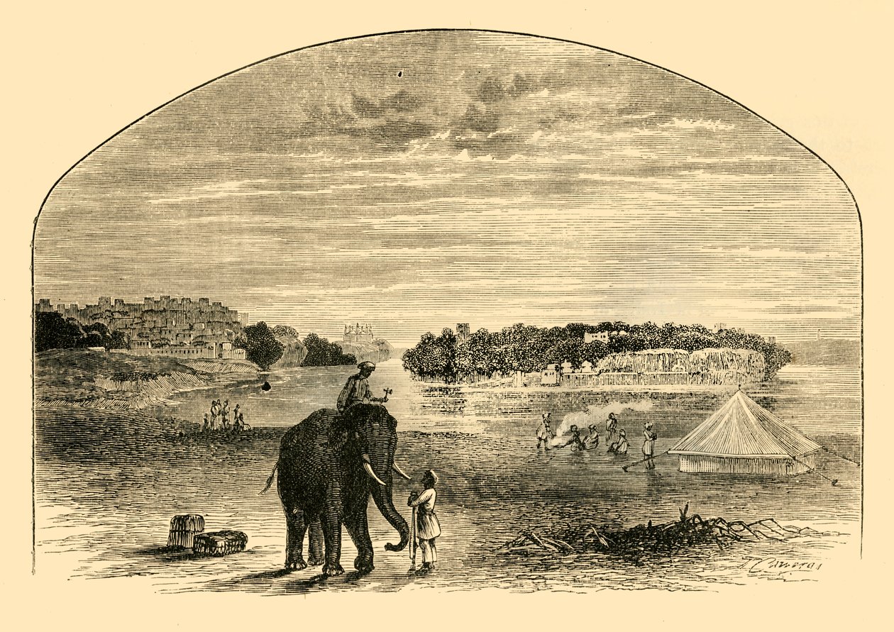 Blick auf den Indus von Unbekannt