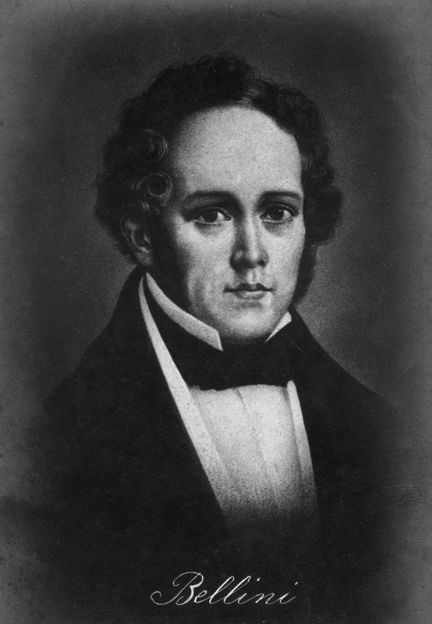 Vincenzo Bellini 1801-1835, italienischer Komponist, 20. Jahrhundert von Unbekannt