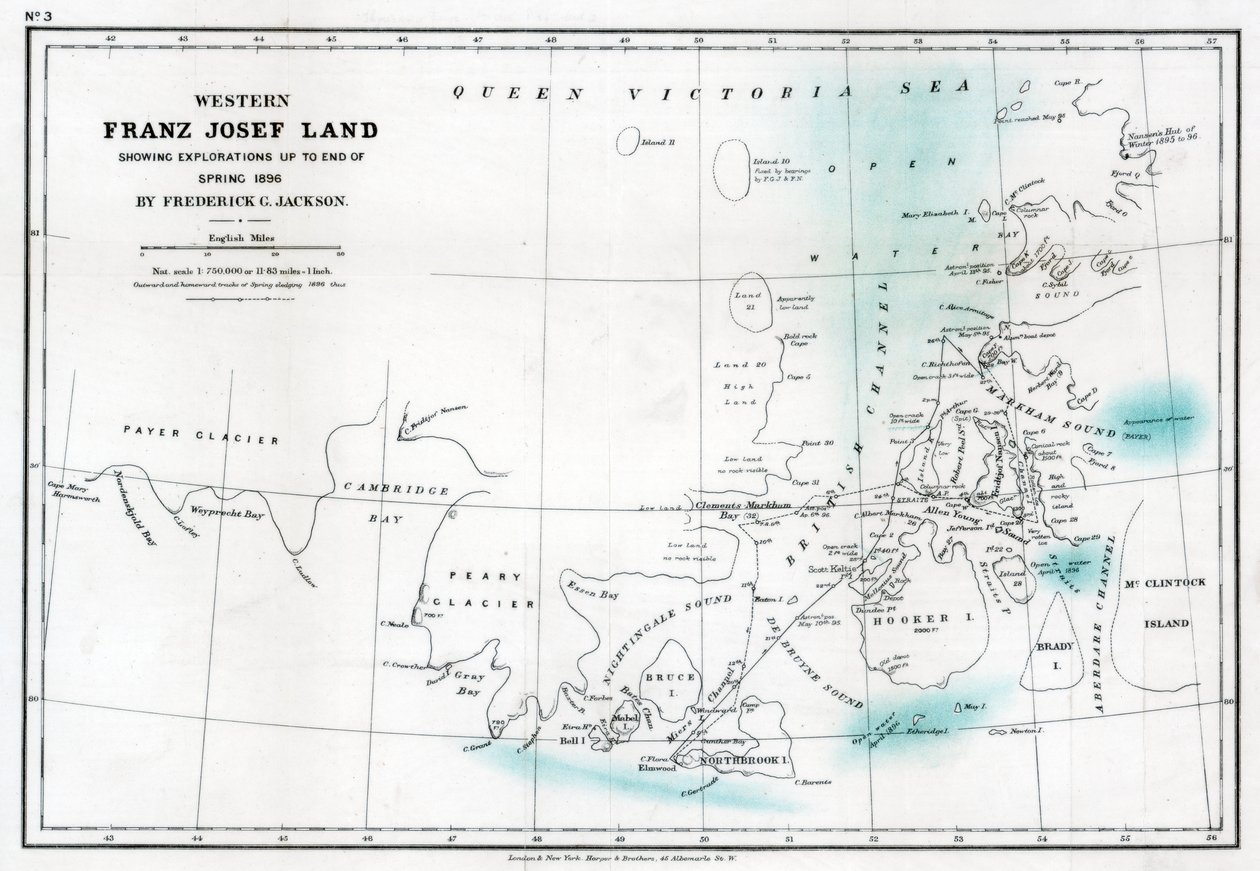 Westliches Franz-Josef-Land, 1896-1899 von Unbekannt